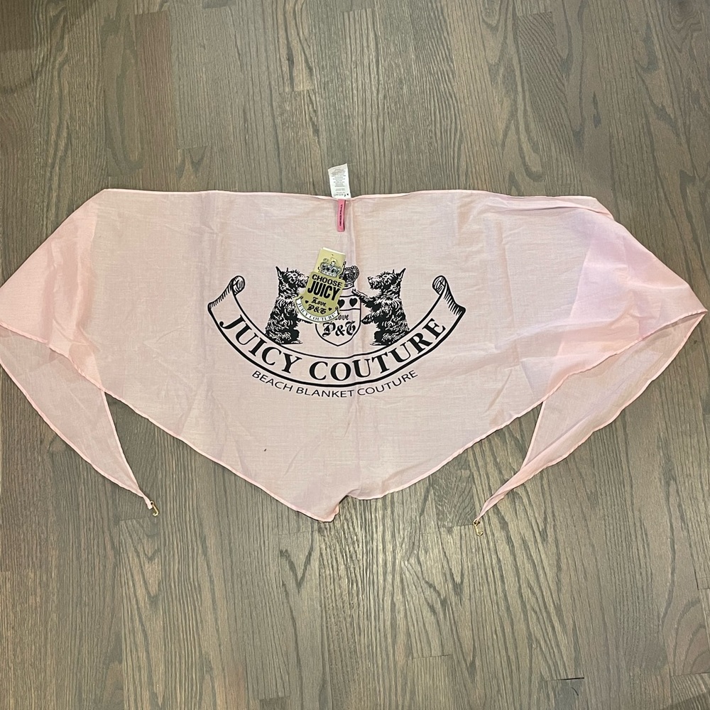 Juicy couture beach cover up / scarf top